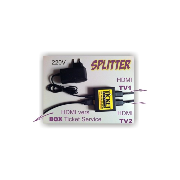 SPLITTER pour relier 2 écrans TV