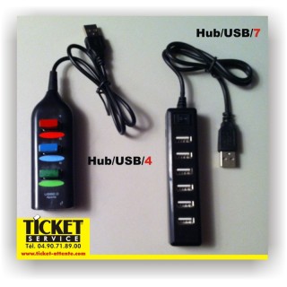 Boitier support USB (Option) pour connecter, les mini-dongle USB de chacun, des claviers WIFI.